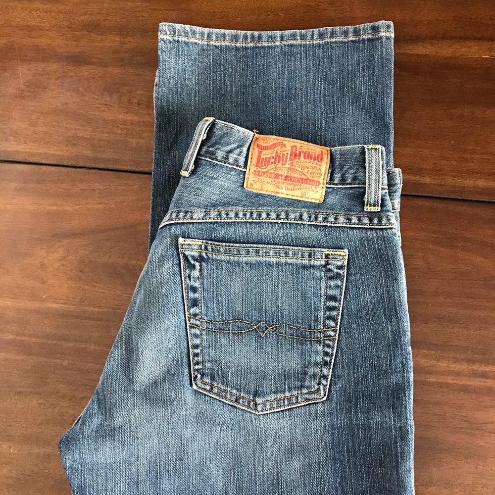 Lucky Brand Wide Leg Jeans Size 29/8 - Picture 5 of 5